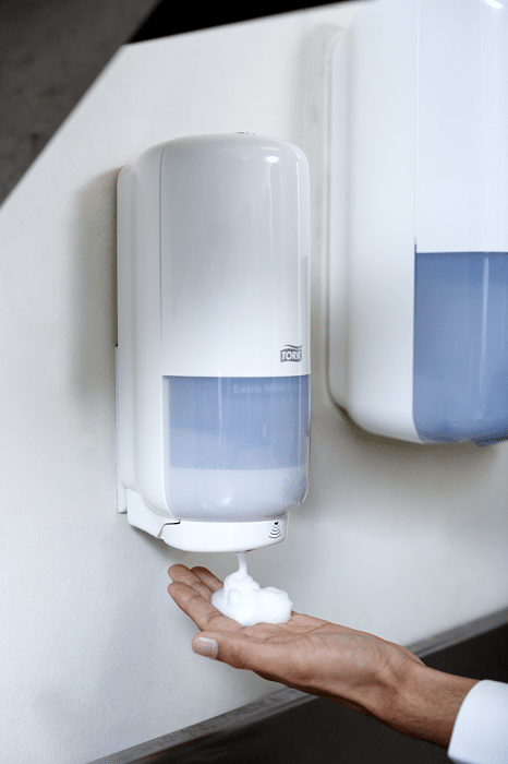 Distributore Sapone Schiuma Elettrico Automatico A Parete | Ricaricabile USB Sensore Infrarossi 4 Regolazioni
